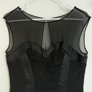 Cashed sheath dress Beautiful sleeveless black